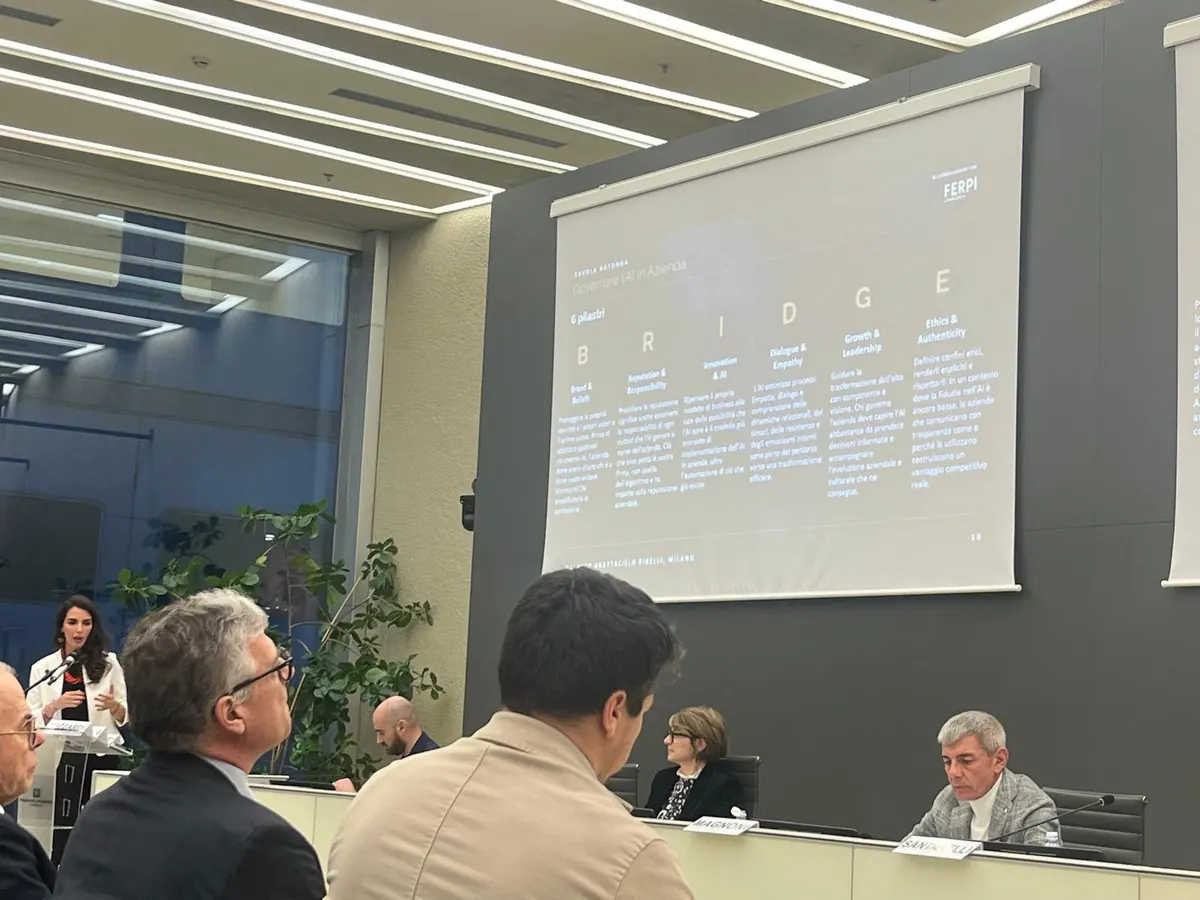 Federica Grazia Bartolini interviene a Palazzo Pirelli